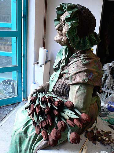 Bertha Klingberg: Bertha wird patiniert