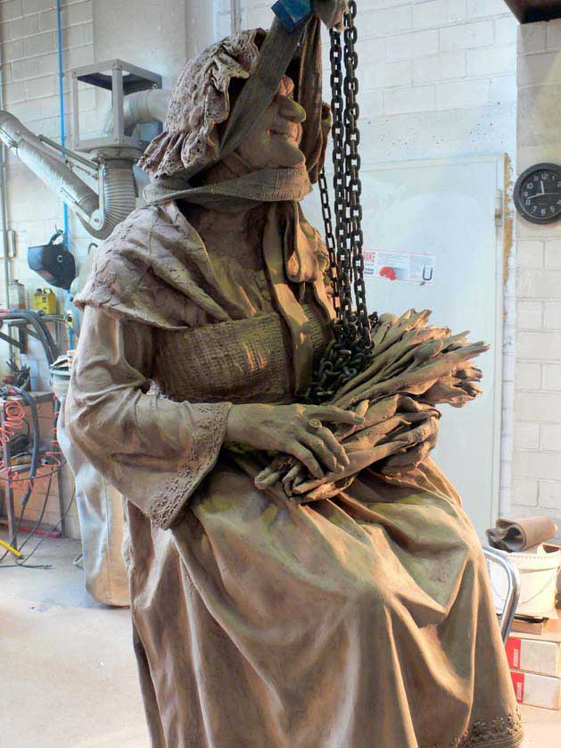 Bertha Klingberg: Bertha am Kran