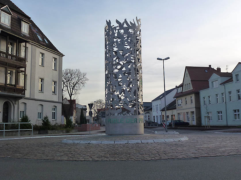 Kreisverkehre: Kreisverkehr Perleberg, Ansicht 3